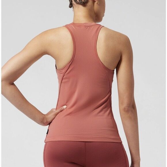 ATHLETA x Allyson Felix Womens Legend Tank NEW Sz XS Racerback Top Muted Red - Picture 2 of 15